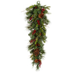 Vickerman G118720 36" Cibola Mixed Berry Artificial Christmas Teardrop Unlit