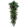 Vickerman G118721LED 36" Cibola Mixed Berry Artificial Christmas Teardrop Warm White LED Lights