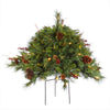 Vickerman G118786LED 2' Cibola Mixed Berry Artificial Christmas Bush With 100 Warm White LED Lights