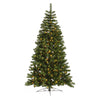 Vickerman G125386LED 9.5' X 62" Grand Teton Artificial Half Christmas Tree Single Mold Warm White LED Lights