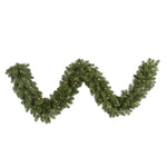 Vickerman G125515 50' Grand Teton Artificial Christmas Garland Clear Dura-Lit Incandescent Mini Lights