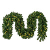 Vickerman G125518LED 9' Grand Teton Artificial Christmas Garland Warm White Wide Angle LED Lights