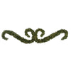 Vickerman G125569LED 9' Teton Double "S" Festoon Artificial Christmas Garland Warm White Wide Angle LED Lights