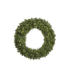 Vickerman G125625LED 24" Grand Teton Artificial Christmas Wreath Warm White Single Mold Wide Angle LED Lights
