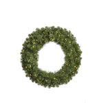 Vickerman G125673LED 72" Grand Teton Artificial Christmas Wreath Warm White Wide Angle LED Lights