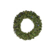 Vickerman G125674LED 72" Grand Teton Artificial Christmas Wreath Multi-Colored Wide Angle LED Lights