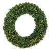 Vickerman G125648LED 48" Grand Teton Artificial Christmas Wreath Warm White Wide Angle LED Lights