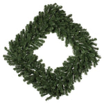 Vickerman G126060 60" Grand Teton Artificial Christmas Square Wreath Unlit