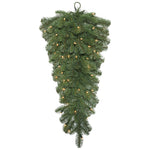 Vickerman G171608 32" Grand Noble Spruce Artificial Christmas Tear Drop Clear Dura-Lit Incandescent Mini Lights