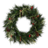 Vickerman G183524 24" Grove Mixed Pine Artificial Christmas Wreath Unlit