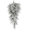 Vickerman G186609 42" Flocked Alder Long Needle Pine Artificial Christmas Teardrop Unlit