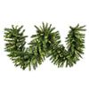 Vickerman G193618 9' X 18" Bangor Mixed Pine Artificial Christmas Garland Clear Dura-Lit Incandescent Mini Lights
