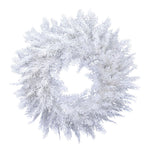 Vickerman G197230 30" Flocked Cedar Pine Artificial Christmas Wreath Unlit