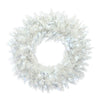Vickerman G197231LEDTW 30" Flocked Cedar Pine Artificial Christmas Wreath Low Voltage LED Pure White 3Mm Wide Angle Twinkle Lights.