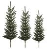 Vickerman G198224 36-42-48" Artificial Green Spruce Tops 3Pc Set