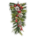 Vickerman G212407 30" Artificial Christmas Teardrop Unlit