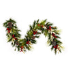 Vickerman G212413BOLED 6' X 16" Artificial Christmas Garland Battery Operated Warm White Lights