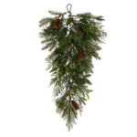Vickerman G212807 30" Cedar Pine Cone Twig Artificial Christmas Teardrop Unlit