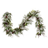 Vickerman G212815 6' X 16" Cedar Pine Cone Twig Artificial Christmas Garland Unlit