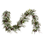 Vickerman G212815 6' X 16" Cedar Pine Cone Twig Artificial Christmas Garland Unlit