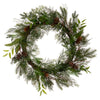 Vickerman G212824 24" Cedar Pine Cone Twig Artificial Christmas Wreath Unlit