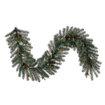 Vickerman G220414 6' X 14" Blue Spruce Pine Cone Artificial Unlit Garland