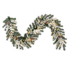 Vickerman G220815LED 6' X 14" Frosted Berry Mixed Pine Cone Artificial Pre-Lit Garland Warm White Led Lights