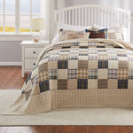 Greenland Home Fashions Oxford 3-Piece Taupe Bedspread Set