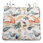 Greenland Home Fashions Willow GL-1806BFCP-4 4-Piece Chair Pad Set Furniture Cushion, 18x18x2Inch