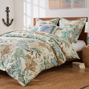 Greenland Home Fashions Atlantis GL-1810ADSK 3-Piece King/Cal King Duvet Cover Set, 108x92Inch