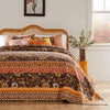 Greenland Home Fashions Audrey 3-Piece Chocolate Bedspread Set