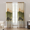 Greenland Home Fashions By the Lake Window Curtain Panel Pair, 42x84Inch