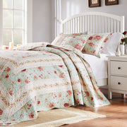 Greenland Home Fashions Antique Rose 3-Piece Bedspread Set