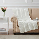 Greenland Home Fashions Monterrey Throw, Reversible Cotton Quilt Accessory, 50"x60"