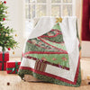 Christmas Tree Throw Blanket – 50x60 Red