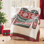 Greenland Home Fashions Ugly Sweater GL-2305UTHR Throw Accessory, 50x60Inch