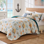 Greenland Home Fashions Kona GL-2310AMST 2-Piece Twin/XL Quilt Set, 68x88 Inch