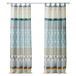 Greenland Home Fashions Thalia GL-2312BWP Panel Pair Window, 42x84Inch