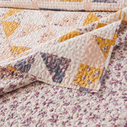 Greenland Home Fashions Pinwheel & Posey GL-2312CMST 2-Piece Twin/XL Quilt Set, 68x88 Inch