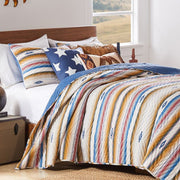 Greenland Home Fashions Painted Desert GL-2402AMST 2-Piece Twin/XL Quilt Set, 68x88 Inch