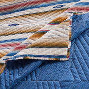 Greenland Home Fashions Painted Desert GL-2402AMST 2-Piece Twin/XL Quilt Set, 68x88 Inch