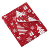 Peppermint Party Holiday Throw – 50x60 Polyester Jacquard by Greenland Home Fashions