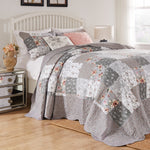 Greenland Home Fashions Giulia 3-Piece Queen Bedspread Set, 110x118 Inch