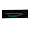 Pen Duick Half-Hull Model Boat – Handcrafted Wooden Yacht 35.5 Inch