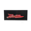 Ferrari Hydroplane Half Hull Model – Wooden Frame – 16 Inch Collectible Display