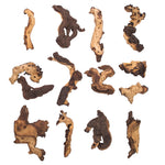 Vickerman H1DFM000 6-12" Natural Driftwood (Petrified)- Bulk Approximately 30 Pieces Per Case Dried