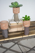 Whimsical Pot Head Planter Set – Kalalou