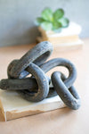Clay Link Chain – Handmade Tabletop Display Piece