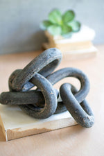 Clay Chain – 3.5" Handcrafted Decorative Accent, Set of 2 by Kalalou