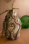 Clay octopus vase